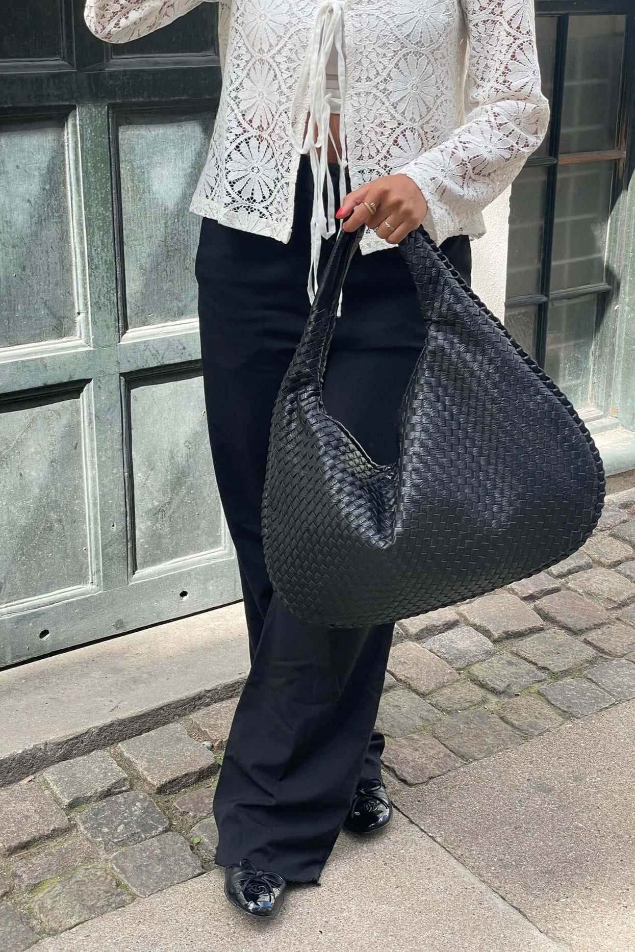 Lynn - Woven bag XL