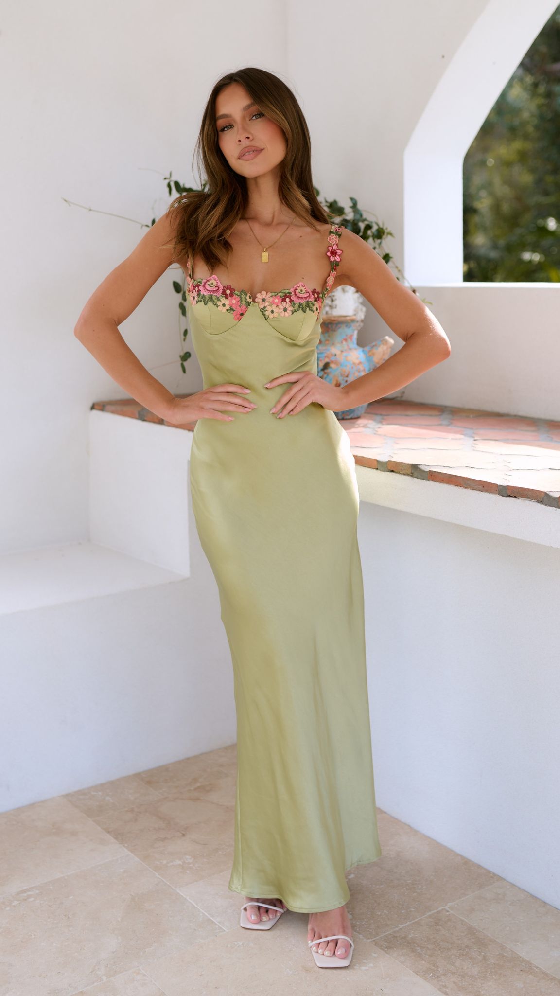 Beatrice - Flower Maxi Dress