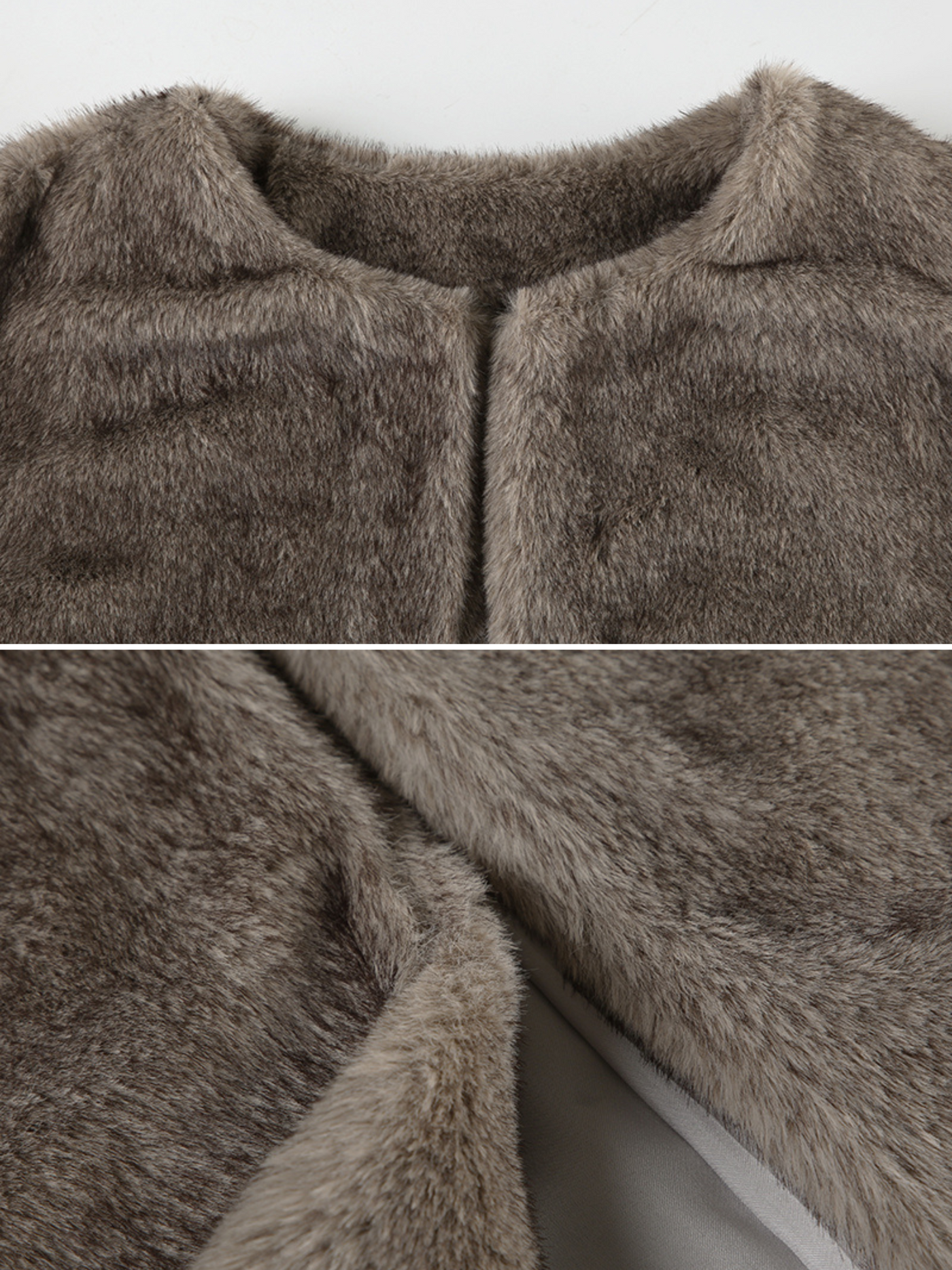 Sariah - Faux Fur Cropped Jacket