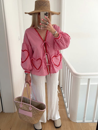 Inez - Heart Blouse