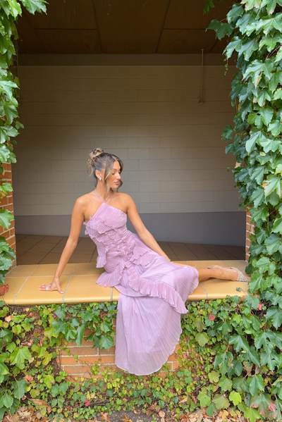 Jasmine - Frill Maxi Dress