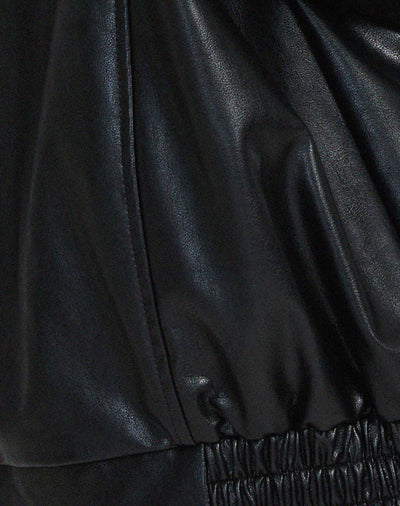 Cleo - Oversized Leather Jacket