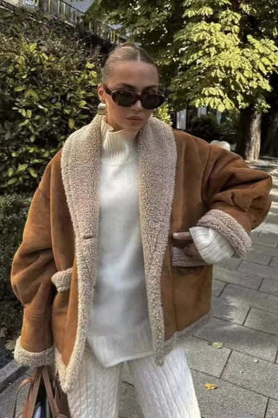 Serena - Oversized Faux Fur Coat