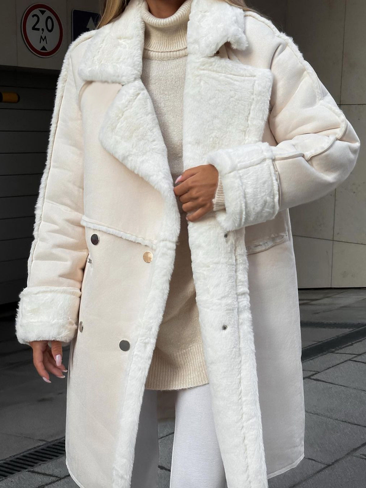 Rosalyn - Fur Faux Long Coat