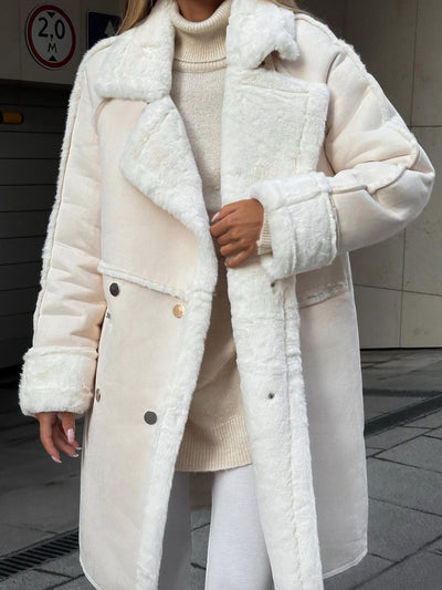 Rosalyn - Fur Faux Long Coat