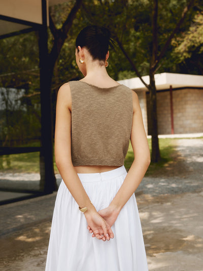 Zoey - Cropped Tank Top