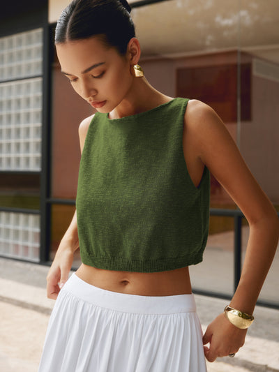 Zoey - Cropped Tank Top
