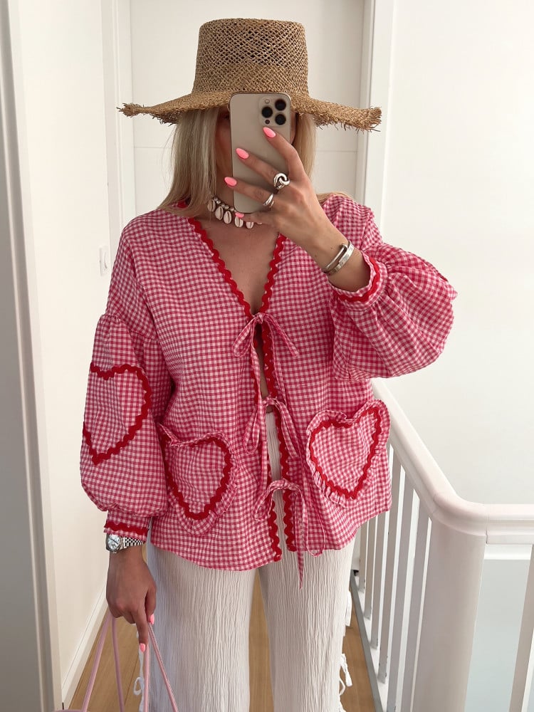 Inez - Heart Blouse