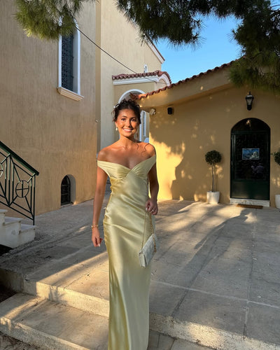 Eveline - Satin Maxi Dress