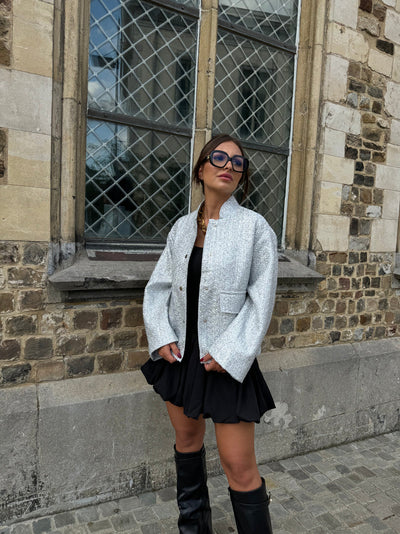 Evelyn - Sequin Bomber Jacket