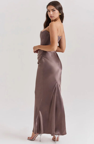Mayla - Strapless Maxi Dress