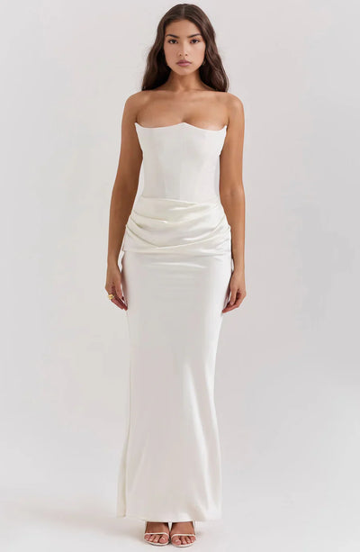 Mayla - Strapless Maxi Dress