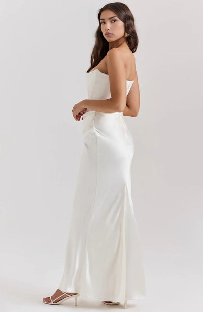 Mayla - Strapless Maxi Dress