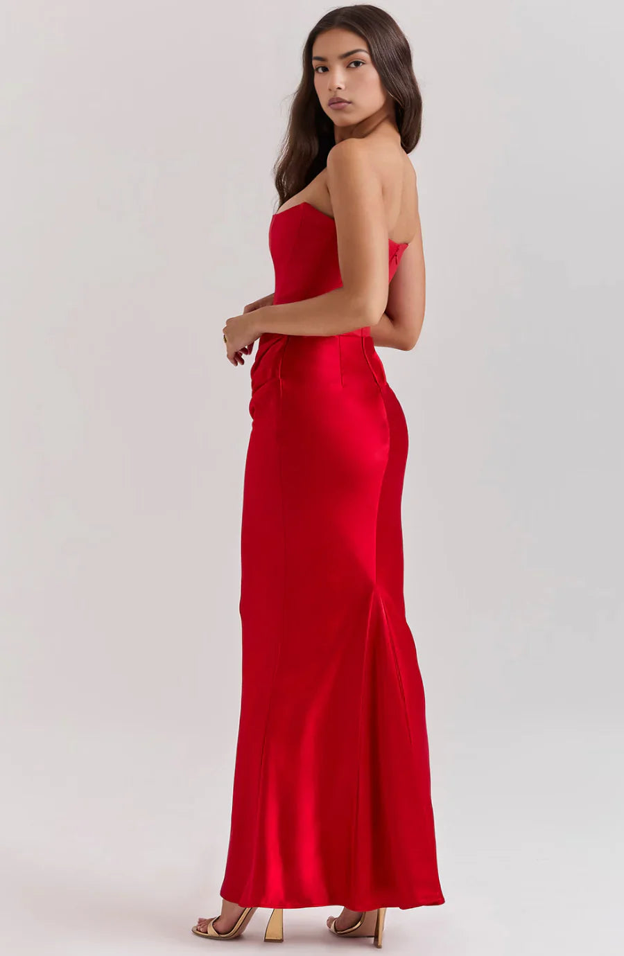 Mayla - Strapless Maxi Dress