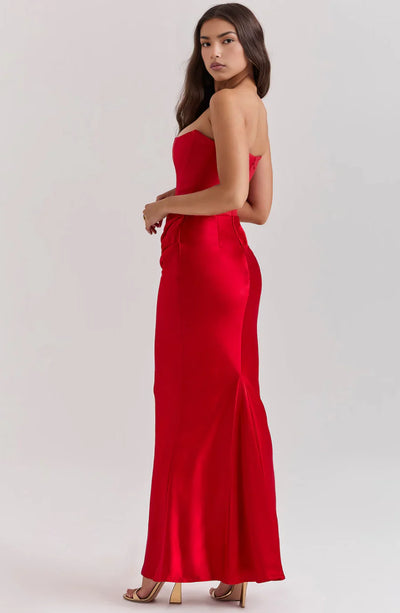 Mayla - Strapless Maxi Dress