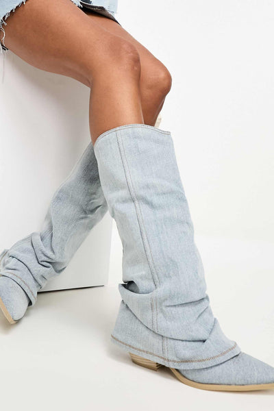 Kensi - Denim Boots