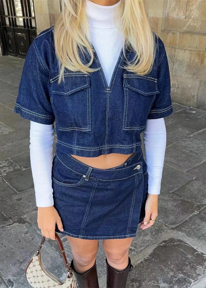Camilla - Denim Set