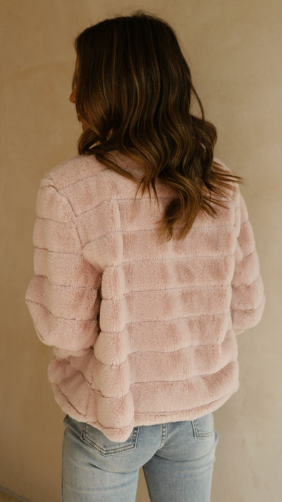 Annie - Faux Fur Crop Jacket