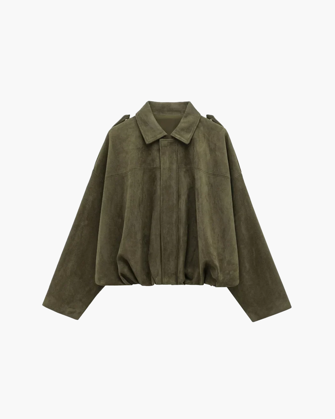 Joyce - Suede Bomber Jacket