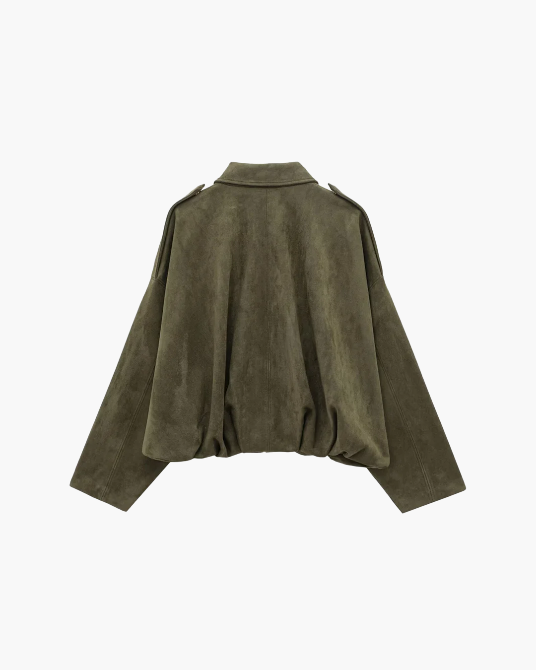 Joyce - Suede Bomber Jacket