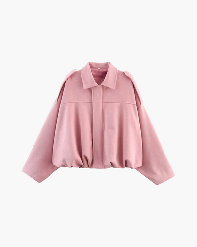 Joyce - Suede Bomber Jacket