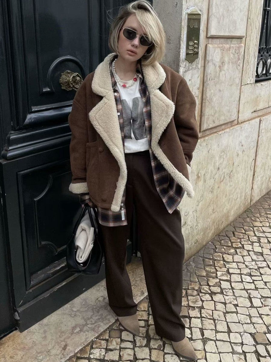 Millie - Faux Suede Jacket