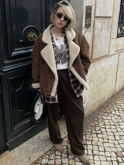 Millie - Faux Suede Jacket