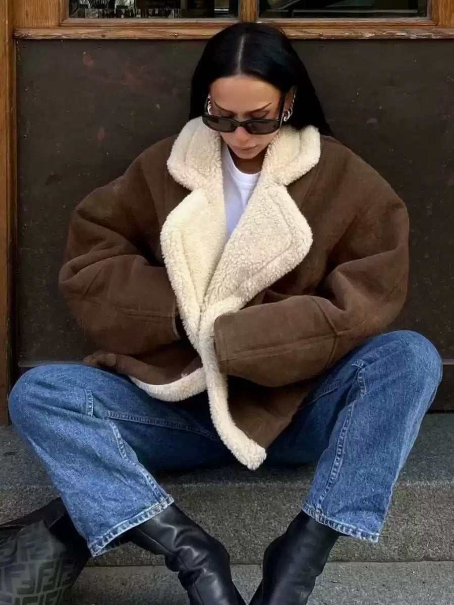 Millie - Faux Suede Jacket