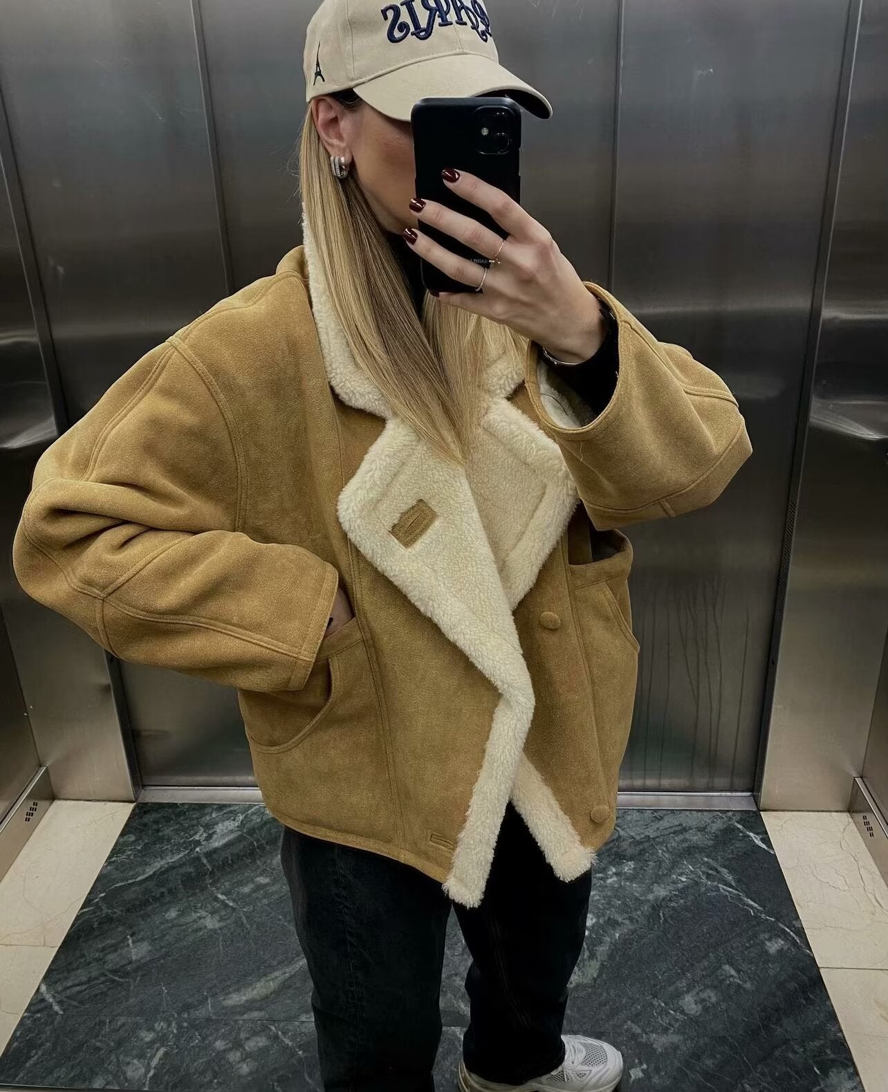 Millie - Faux Suede Jacket