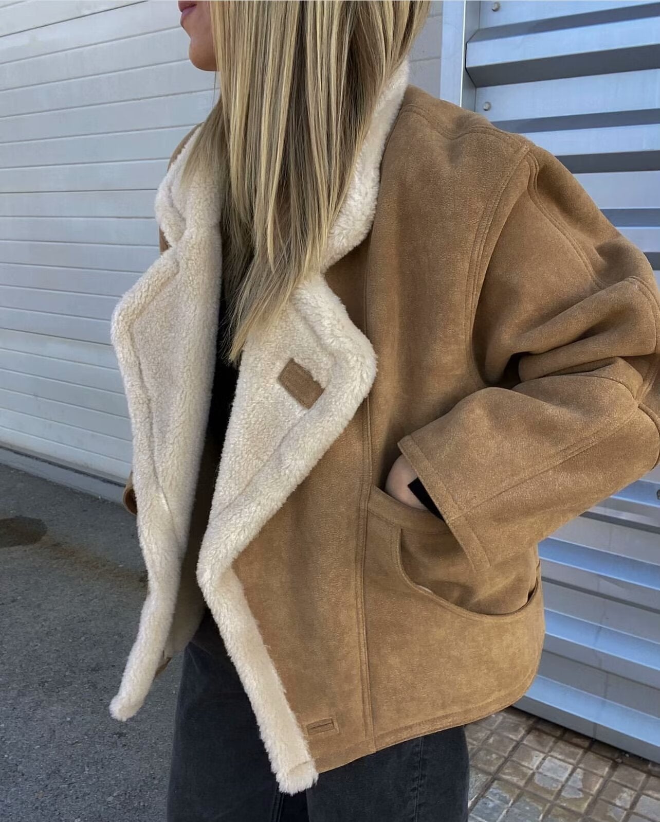 Millie - Faux Suede Jacket