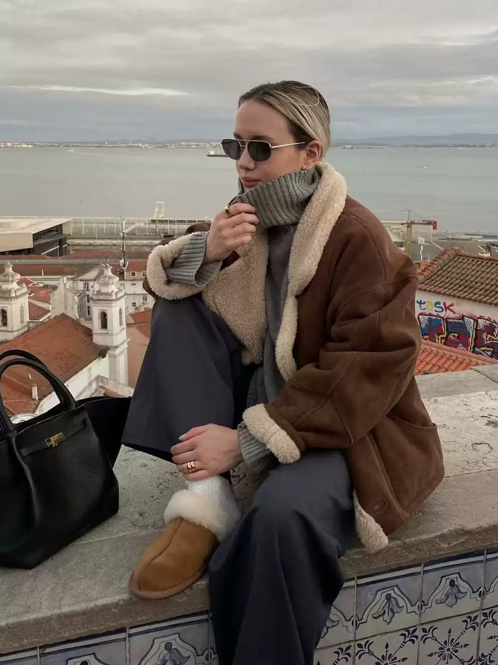 Millie - Faux Suede Jacket