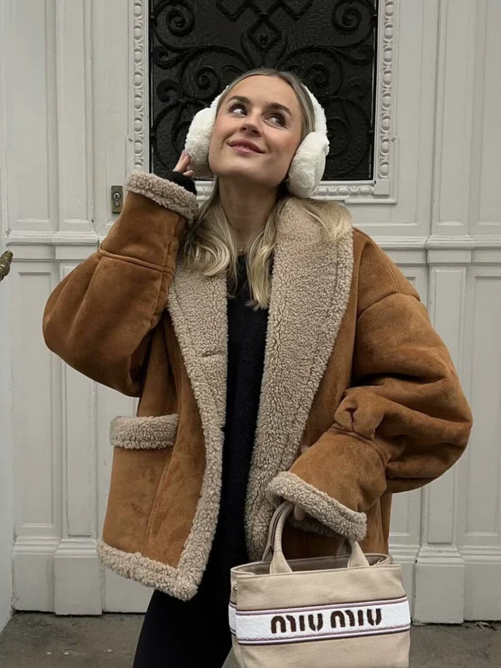 Serena - Oversized Faux Fur Coat