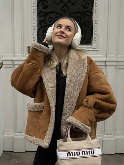 Serena - Oversized Faux Fur Coat