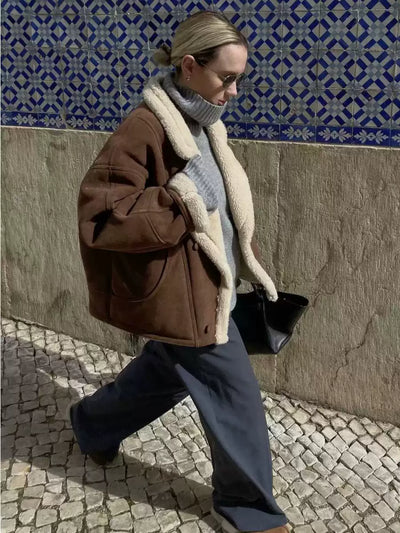 Millie - Faux Suede Jacket
