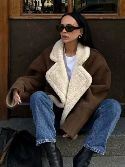 Millie - Faux Suede Jacket