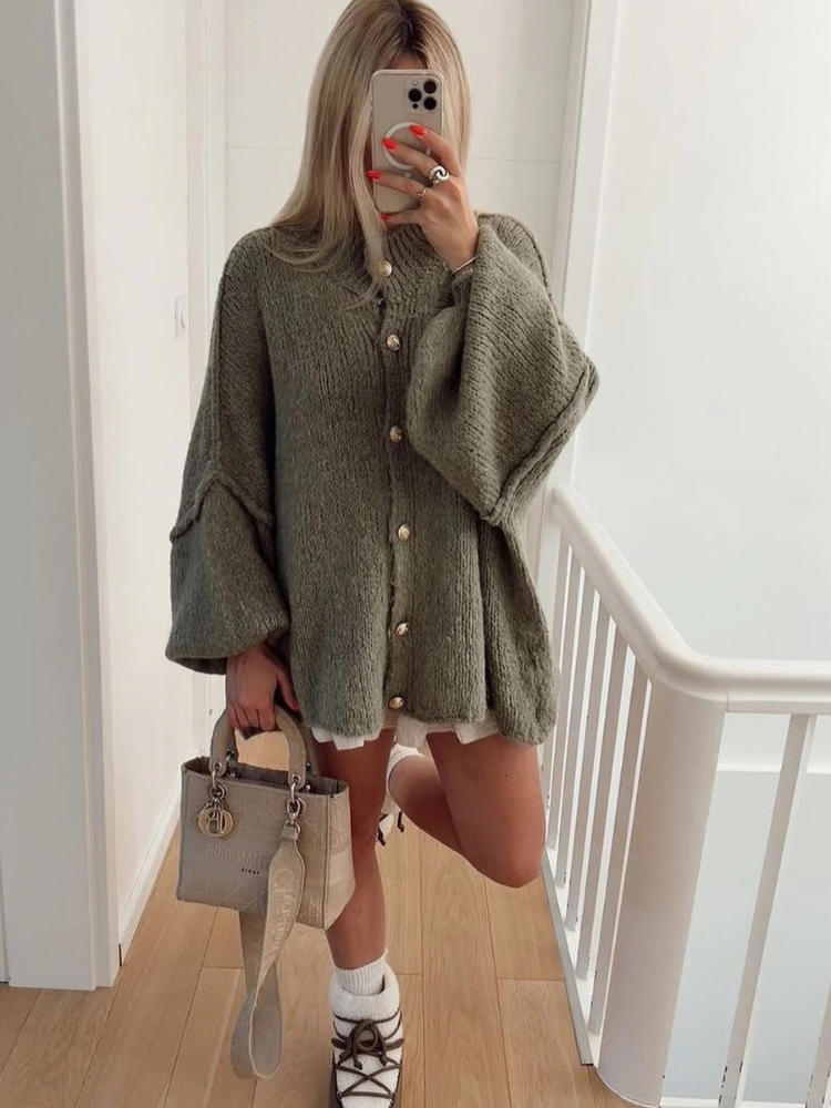 Alicja - Oversized Knit Cardigan
