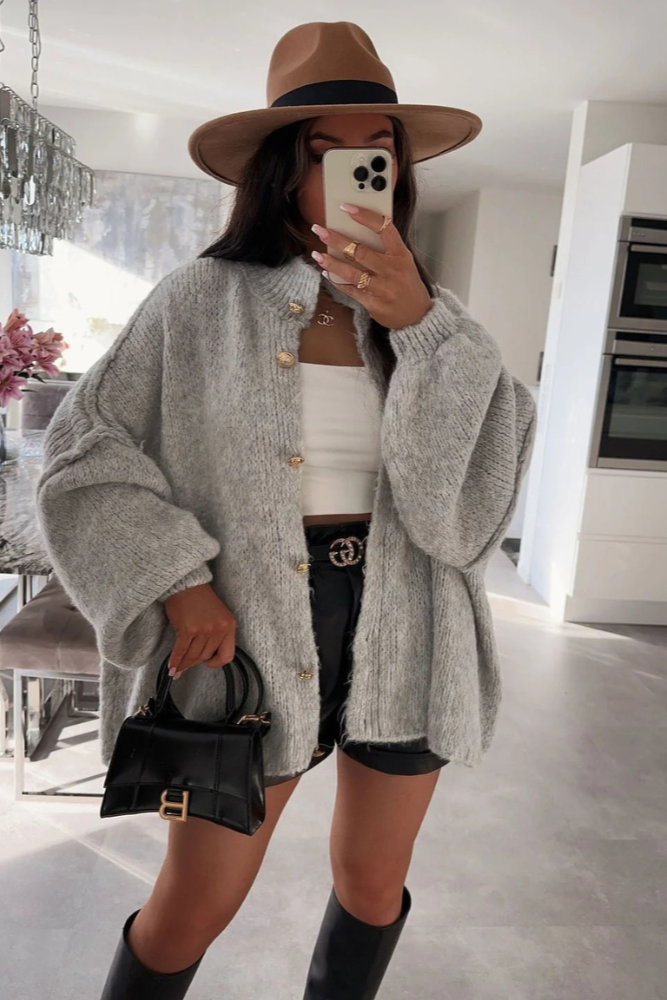 Alicja - Oversized Knit Cardigan