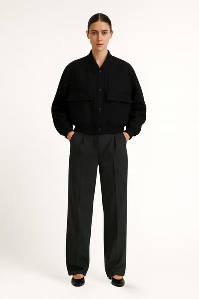 The Femave | Cropped Bomber Jacket for Women