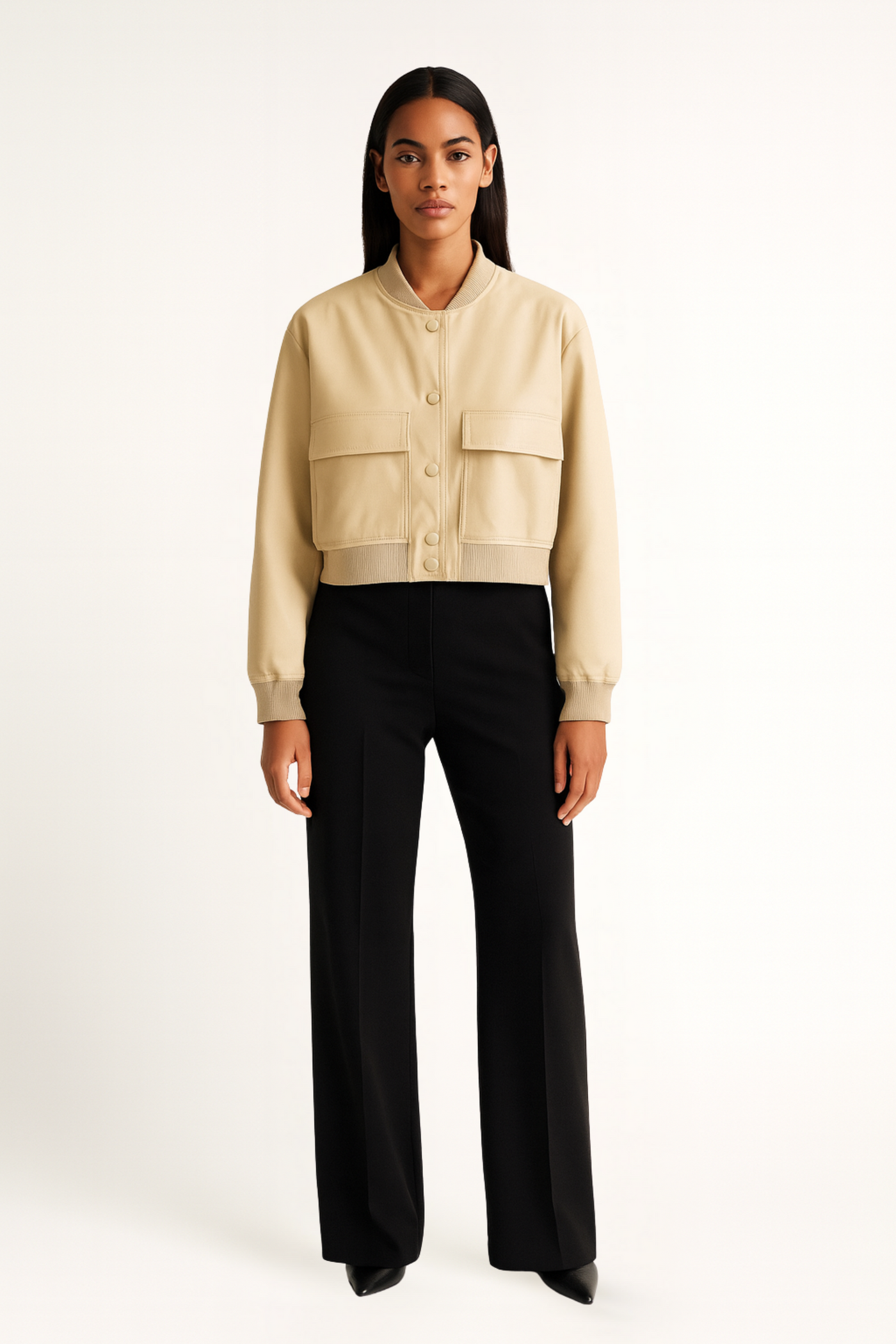 The Femave | Cropped Bomber Jacket for Women