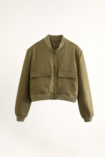 The Femave | Cropped Bomber Jacket for Women