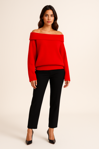 The Femave | Off The Shoulder Sweater