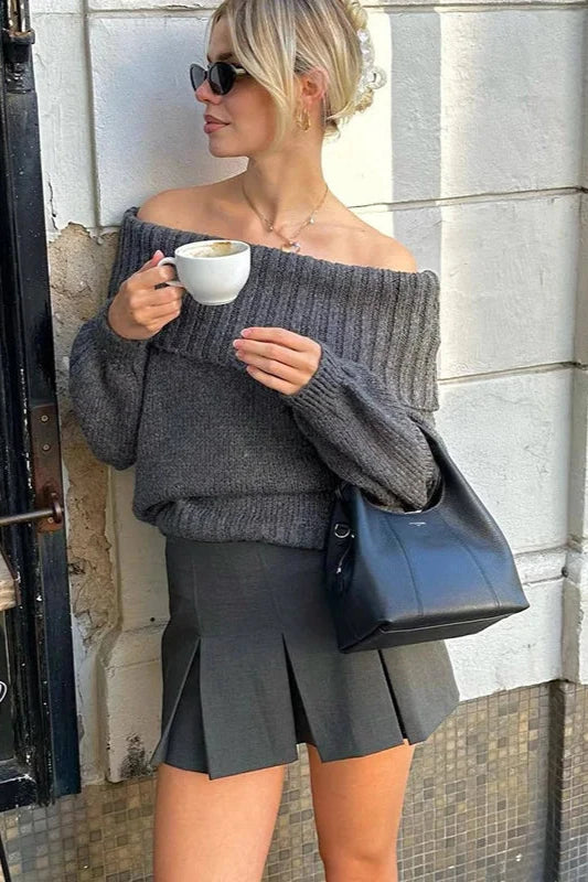 Laura - Off Shoulder Sweater