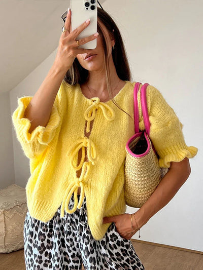Sky - Cardigan Lace-Up