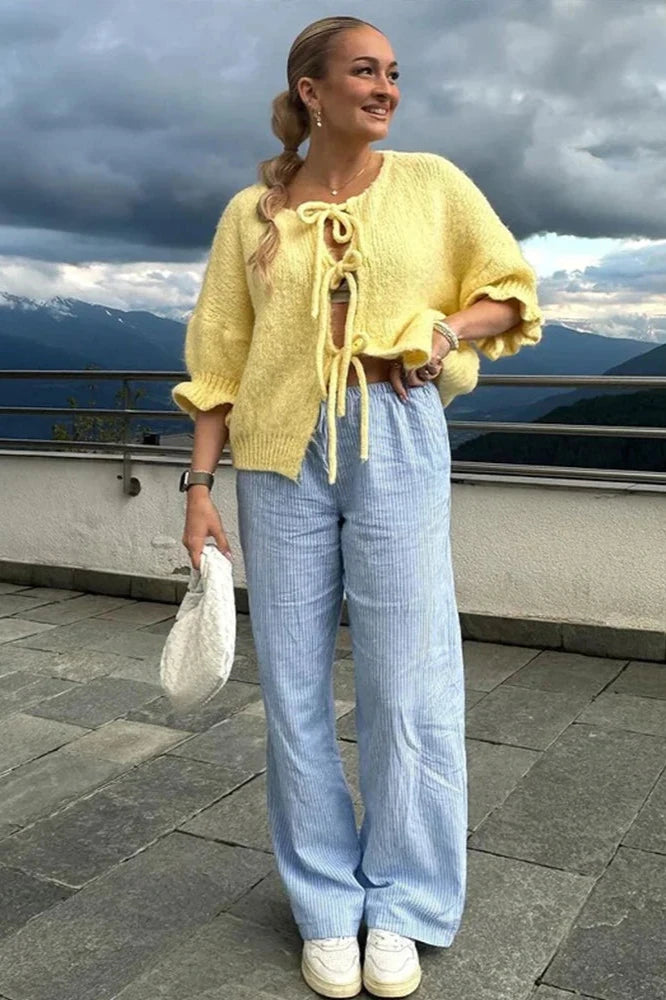 Sky - Cardigan Lace-Up