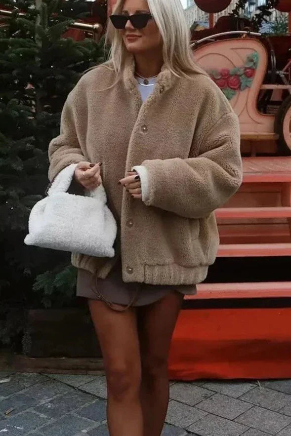 Amber - Fleece Teddy Jacket