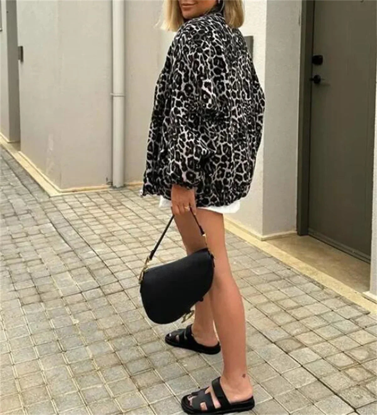 Summer - Leopard Bomber Jacket
