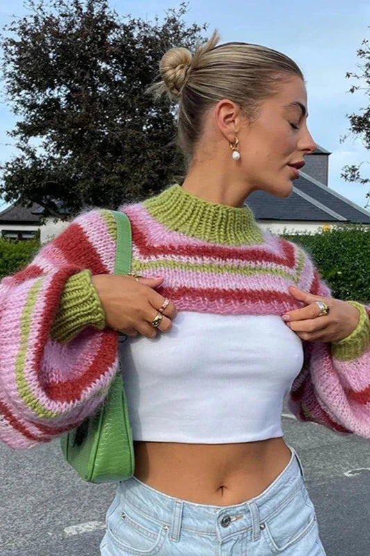 Lorna - Retro Crop Top