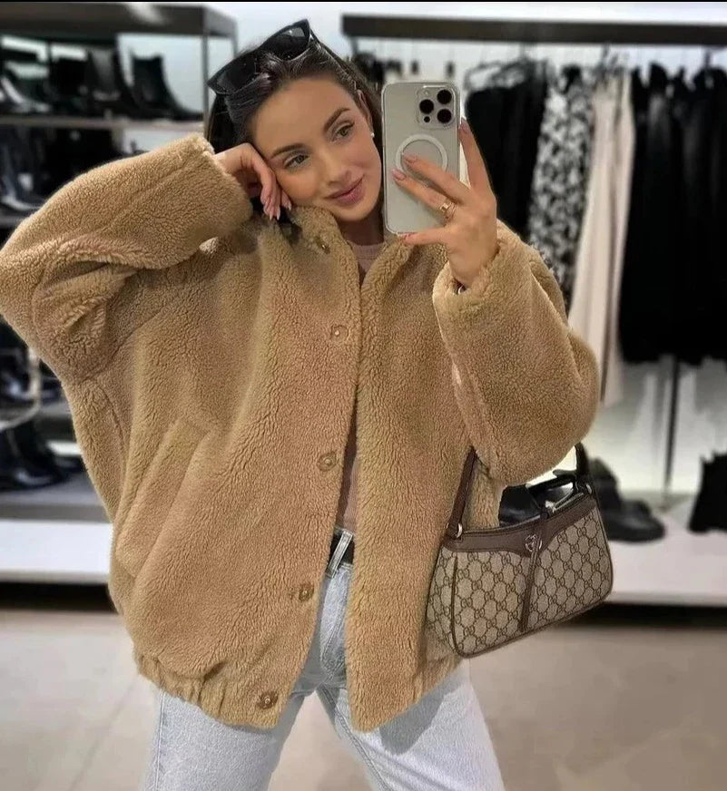 Amber - Fleece Teddy Jacket