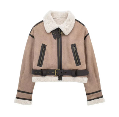 Celeste - Suede Biker Jacket