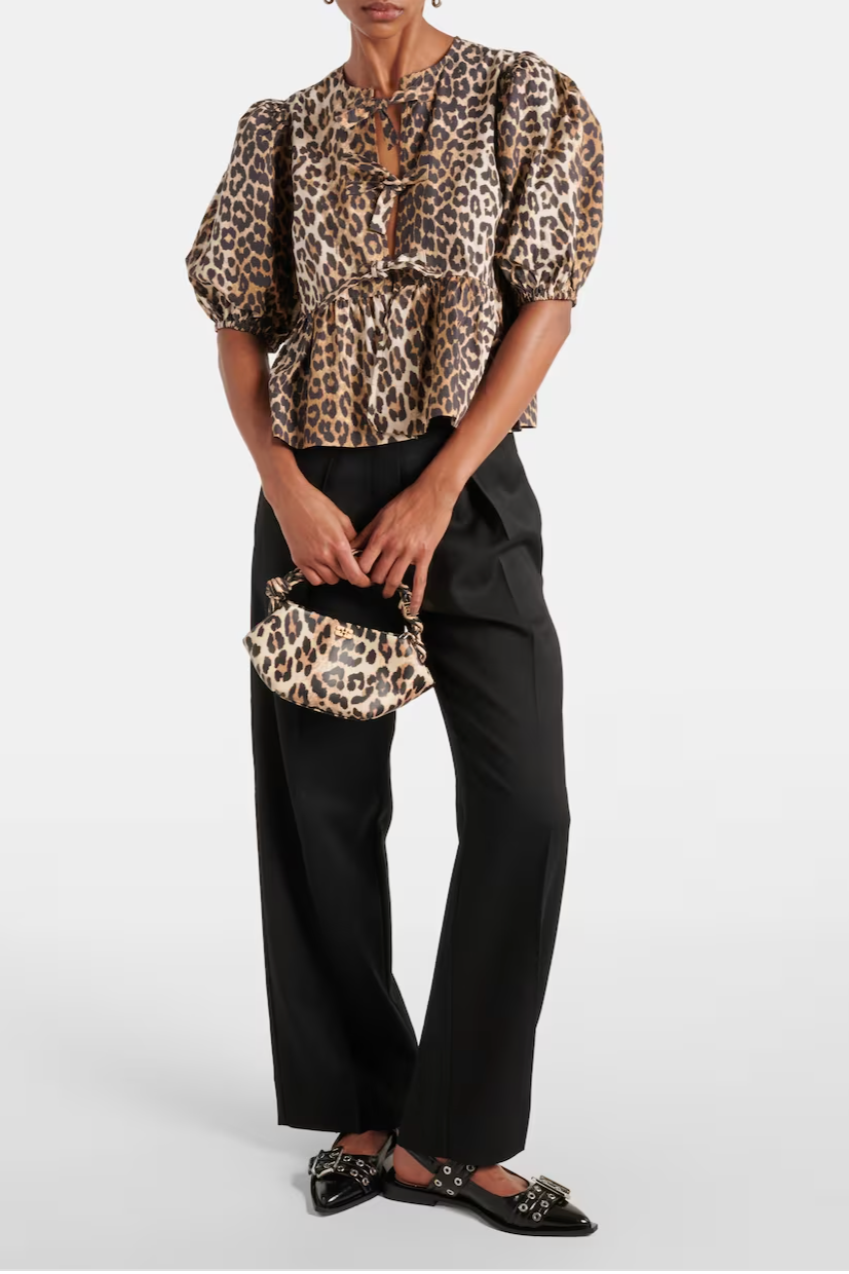 Michelle - Leopard Blouse